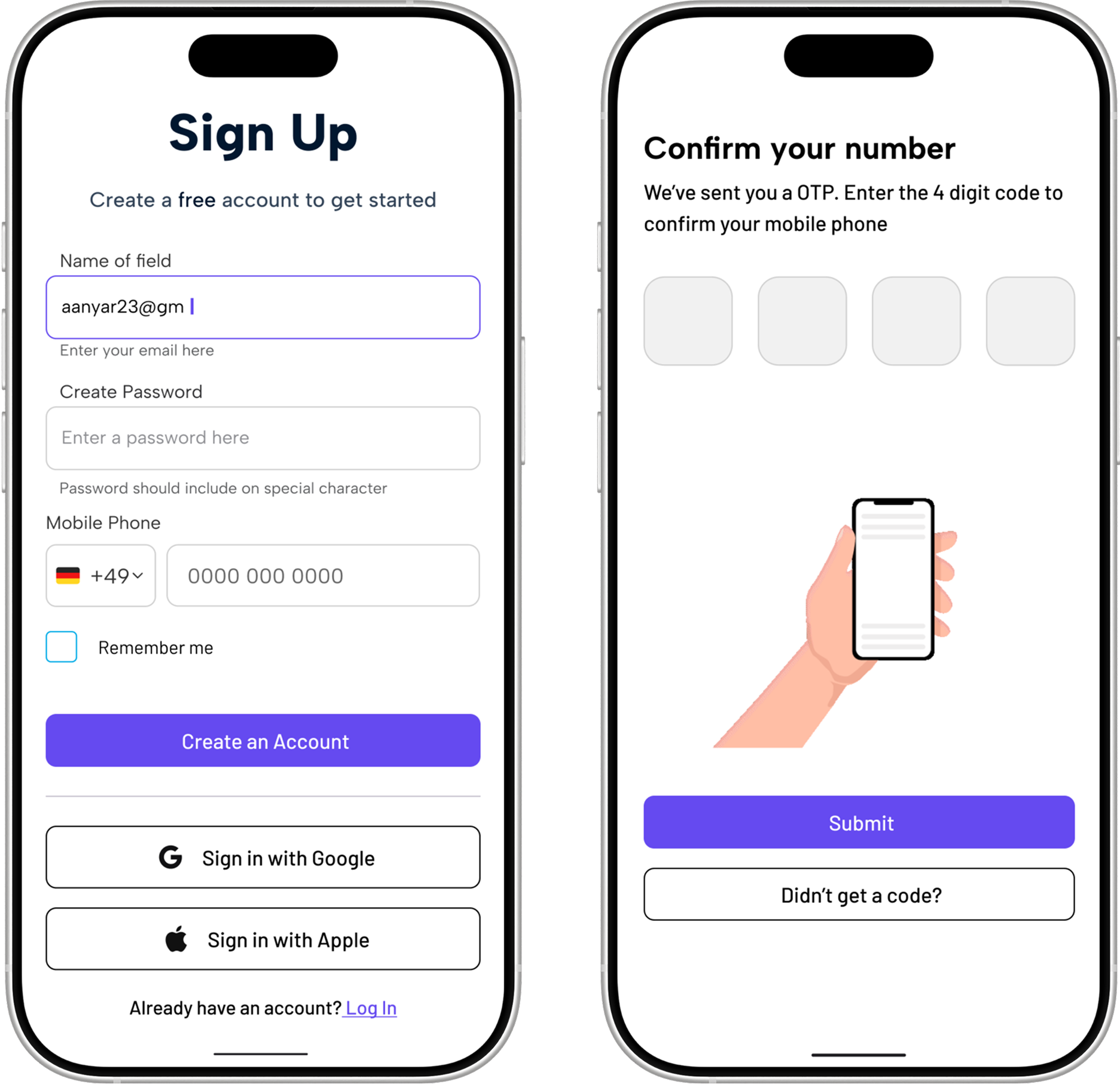 YourShare first time user experience