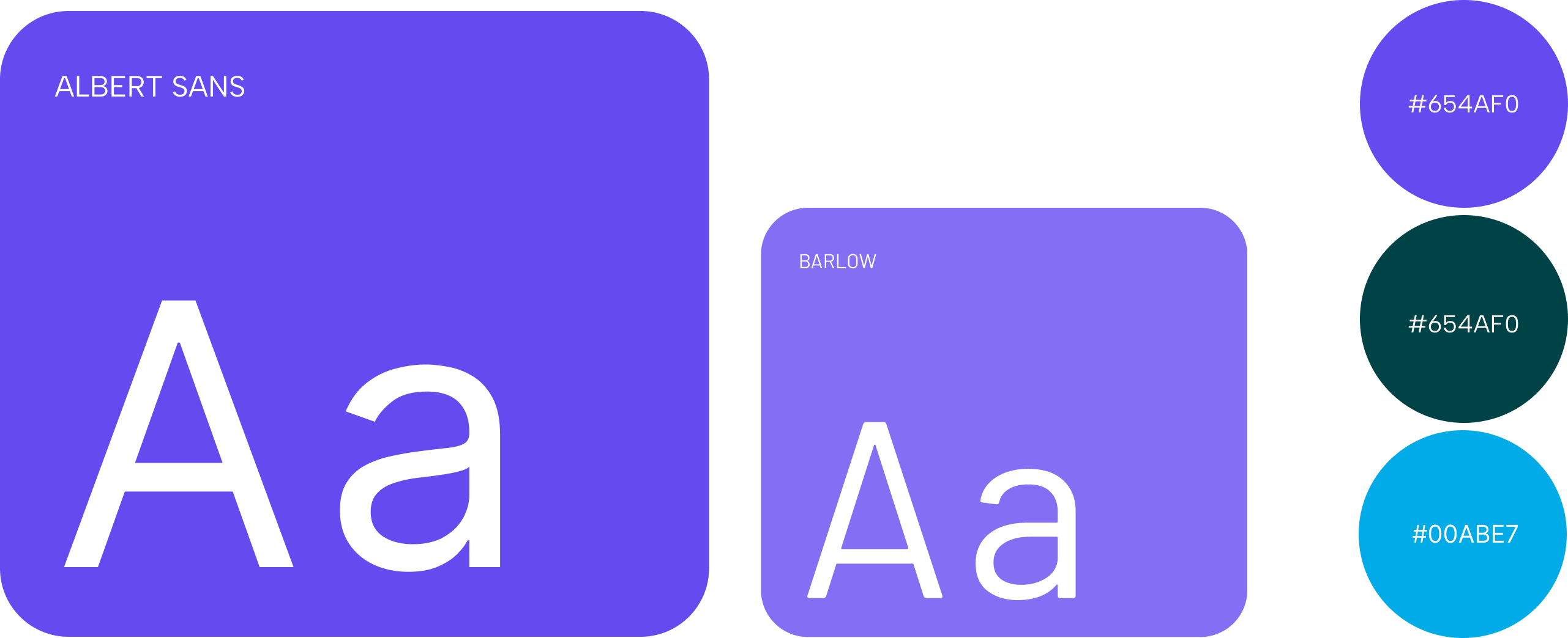 YourShare typography and palette